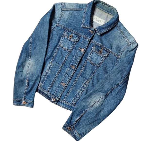 Max Mara Weekend | Denim Cropped Jacket | Womens | Size 6 - Picture 9 of 16